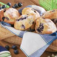 Sour Cream Blueberry Muffins_image
