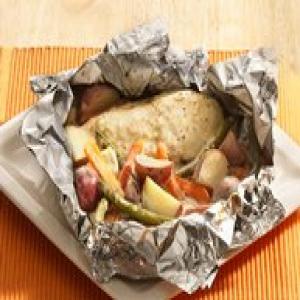 Grilled Parmesan-Ranch Chicken Foil Packets_image