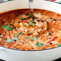 One Pot Chicken and Rice Fajita Soup Recipe - (4.4/5)_image