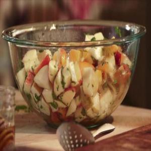 Apple and Pear Fruit Salad with Honey-Lime Vinaigrette image