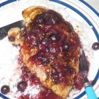 Rosemary Chicken with Blueberry Sauce_image