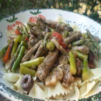 Beef and Asparagus Pasta_image