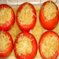 Baked Tomatoes Stuffed With Orzo image