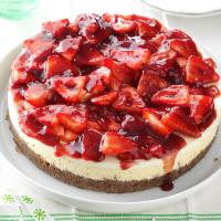 Glazed Strawberry Cheesecake image