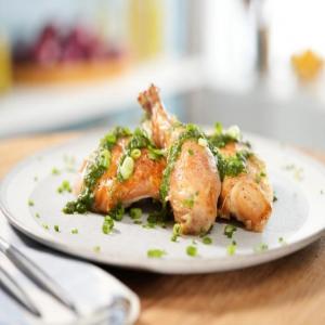 Roast Chicken with Taqueria-Style Green Sauce image