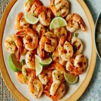 Coconut-Lime Marinated and Grilled Shrimp image
