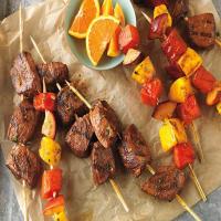 Citrus-Marinated Beef and Fruit Kabobs_image