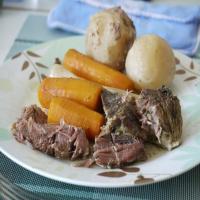 Slow Cooker Rump Roast And Vegetables_image