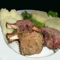 Crusty Rack of Lamb With Parsley image