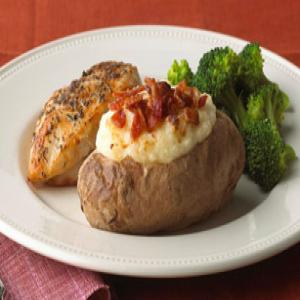 Twice-Baked Potatoes with Bacon image