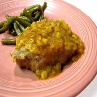 Mom Pat's Pork Chops With Creamed Corn image