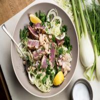 Seared Tuna, White Bean and Fennel Salad image