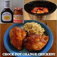 Easy Crock Pot Orange (Peach) Chicken Recipe - (3.9/5)_image