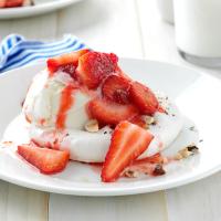 Strawberry-Hazelnut Meringue Shortcakes image