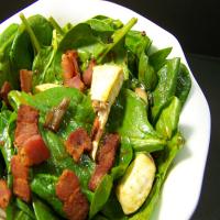 Spinach Salad with Hot Bacon Dressing image