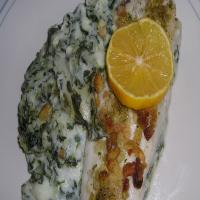 Fish and Chip Bake With Spinach and Sour Cream image