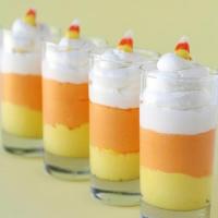 Candy Corn Cheesecake Mousse_image