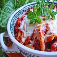 Rigatoni With Cheese and Italian Sausage image