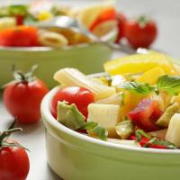 Hearty Vegetarian Pasta Salad image