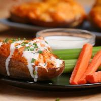 Buffalo Chicken Potato Skins Recipe by Tasty_image