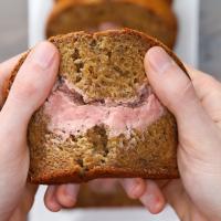 Strawberry Cream Cheese-filled Banana Bread Recipe by Tasty_image
