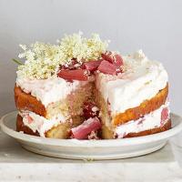 Rhubarb & elderflower cake_image