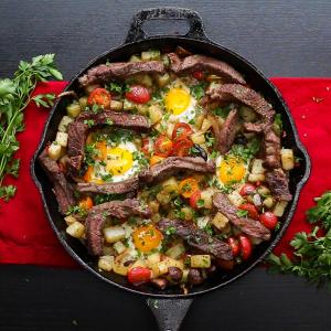 Steak And Eggs Hash Recipe by Tasty_image