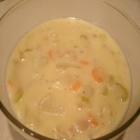 Clam Chowder from the Drake Hotel Chicago image