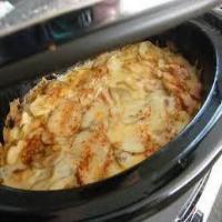 Crockpot Scalloped Potatoes & Ham_image