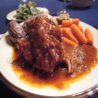 Greek Braised Lamb Shoulder Roast image