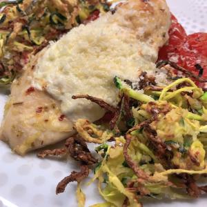 Parmesan Chicken Sheet Pan Dinner with Roasted Cherry Tomatoes_image