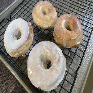 How to Make Glazed Donuts in the Air Fryer - My Healthy Dish_image