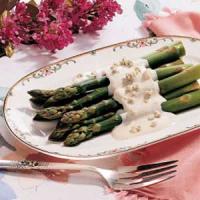 Asparagus with Blue Cheese Sauce image