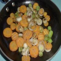 Sauteed Carrots and Leeks image