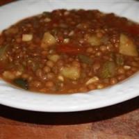 Lentil and Cactus Soup (Mom's Recipe) image