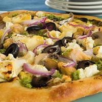Greek Pizza with Artichokes and Feta Cheese_image