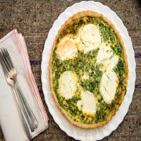 Quiche With Herbs and Goat Cheese image