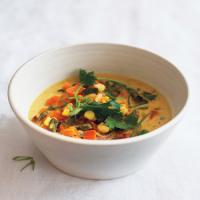 Dr. Weil's Sweet Potato-Poblano Soup image