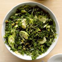 Shredded Kale and Brussels Sprouts Salad image
