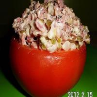 Ham Salad Stuffed tomato_image
