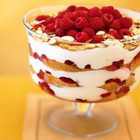 Raspberry, White Chocolate, and Almond Trifle image