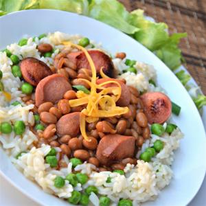 Dogs 'n' Beans Rice Bowl_image