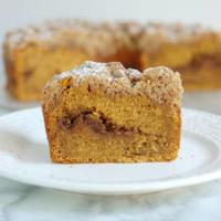 Pumpkin Coffee Cake w/Walnut Streusel_image