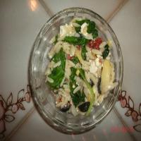 Mediterranean Orzo Salad With Feta Vinaigrette image