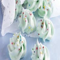 Mint-Kissed Meringue Cookies image