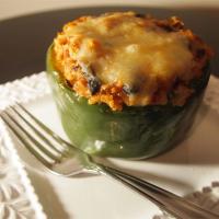 Vegetarian Mexican Inspired Stuffed Peppers image