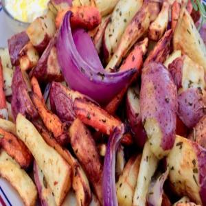 Air Fryer Root Vegetables with Vegan Aioli Recipe_image