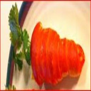 Carrot Shaped Egg Salad Crescents image