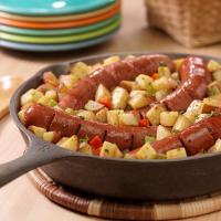 Skillet Franks and Potatoes_image