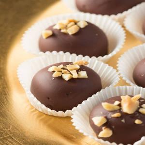 Chocolate Peanut Butter Balls - Oh Sweet Basil_image